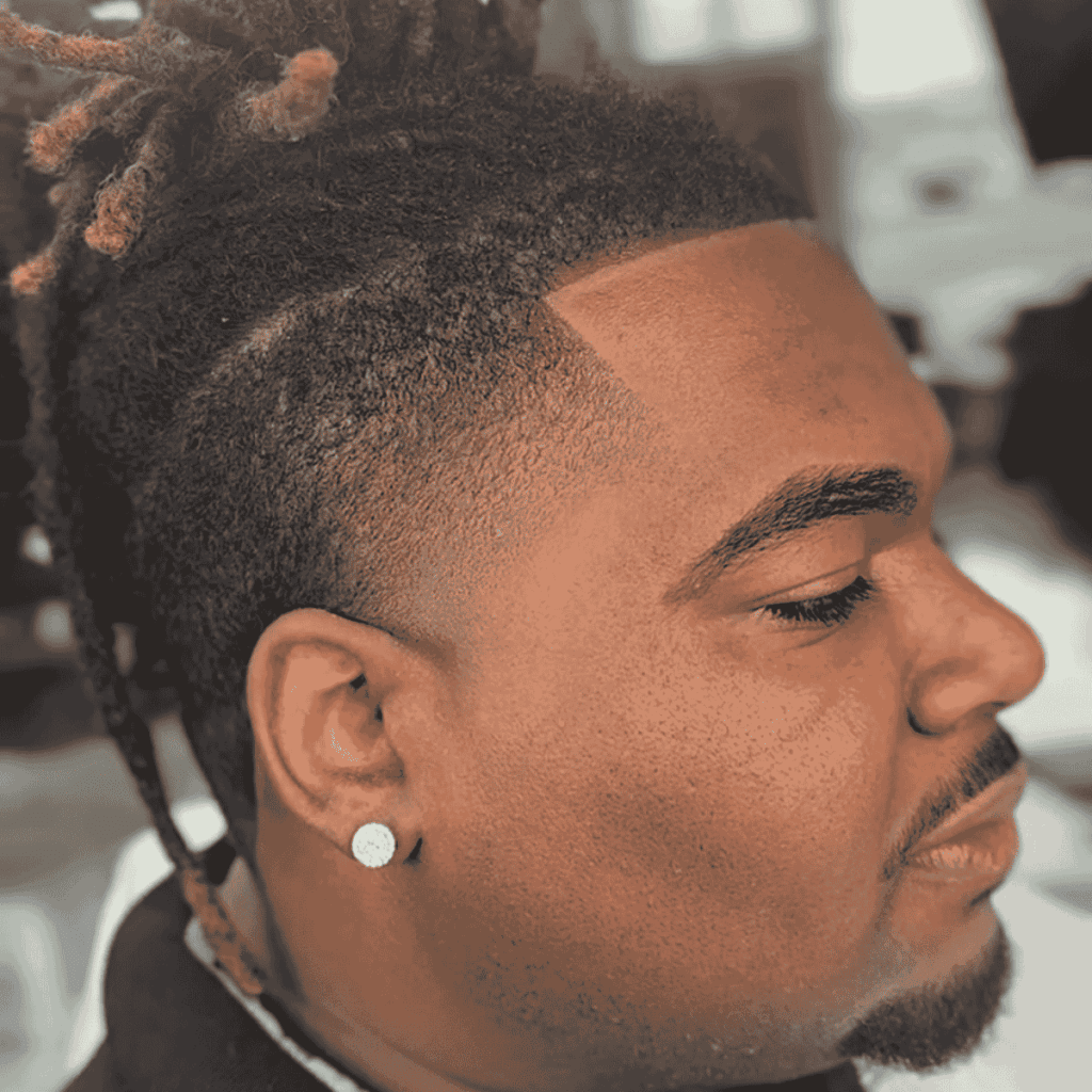 Expert barbering showing a smooth transition and crisp edges on a neck fade.